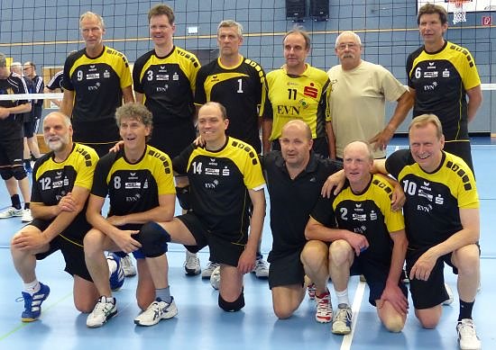 SVC Nordhausen, 3. Platz DM Senioren; J&ouml;rg Meschke, Frank Garthoff, Dieter Bremer, Alexander Metelski, Hans-J&uuml;rgen Otten, Dr. Olaf Klieme