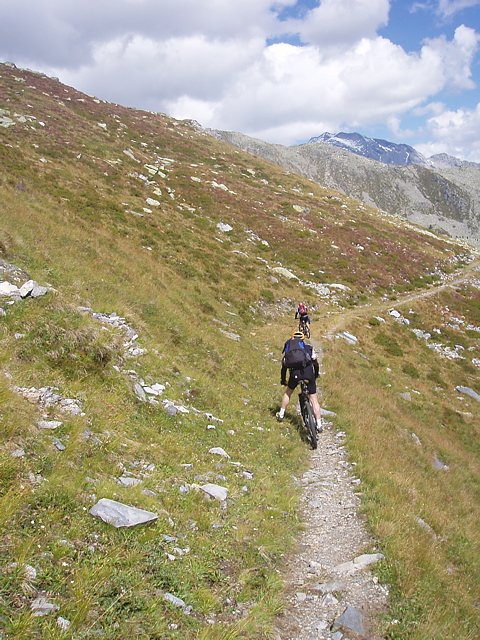 Abfahrt vom Flatschjoch (2395m) zur Grubbergh&uuml;tte