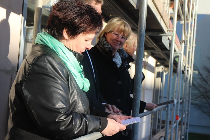 Richtfest in der Nordh&auml;user Semmelwei&szlig;stra&szlig;e