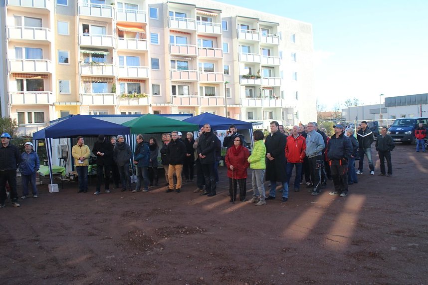 Richtfest in der Nordh&auml;user Semmelwei&szlig;stra&szlig;e