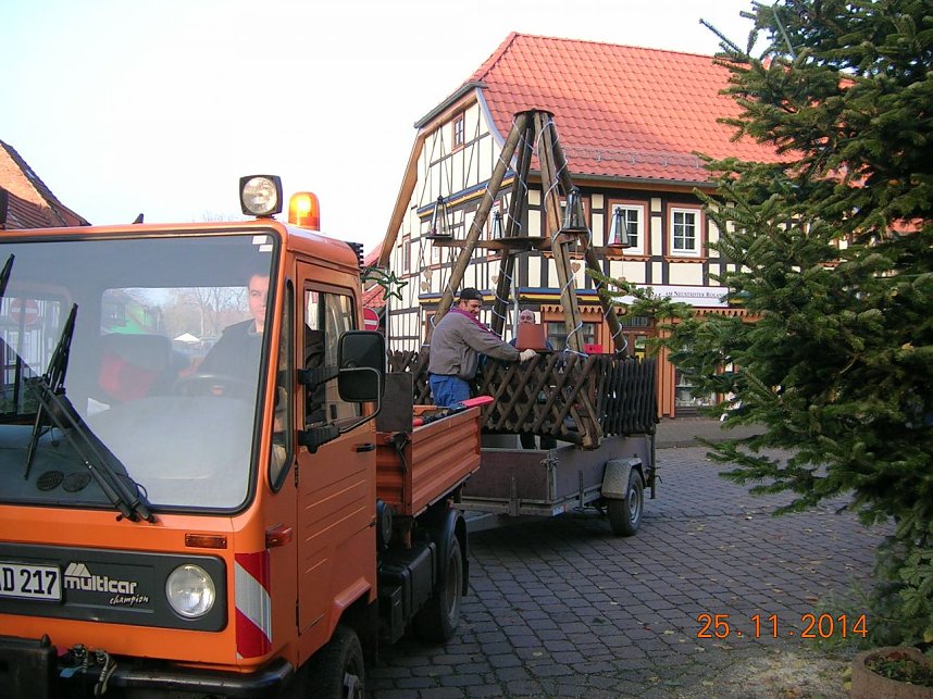 Neustadt bereitet sich auf die Adventszeit vor