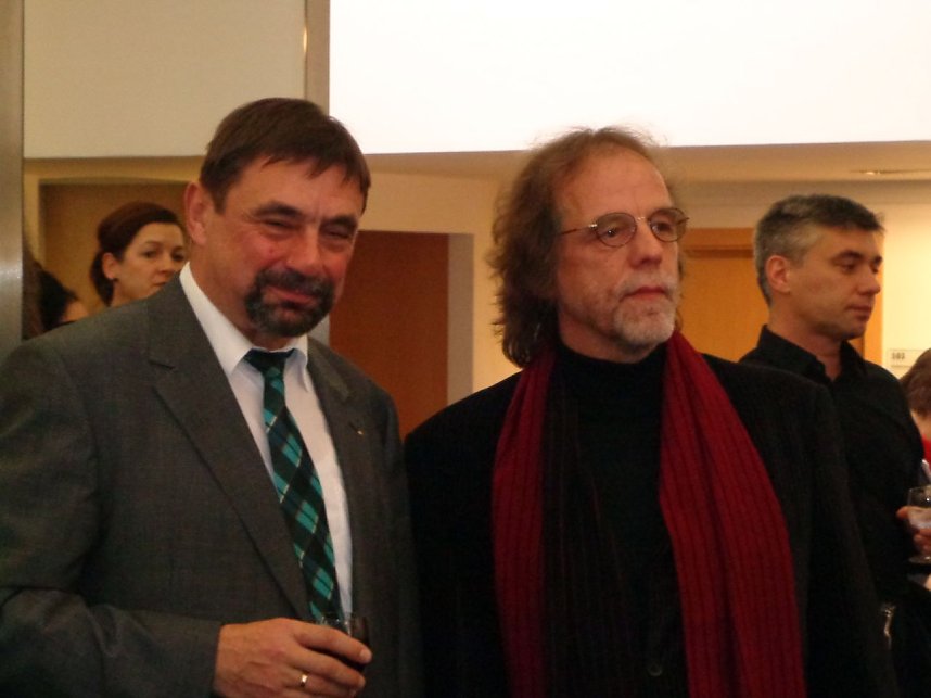 Vernissage zur Ausstellung von J&uuml;rgen Rennebach in der Kreissparkasse Nordhausen war gut besucht