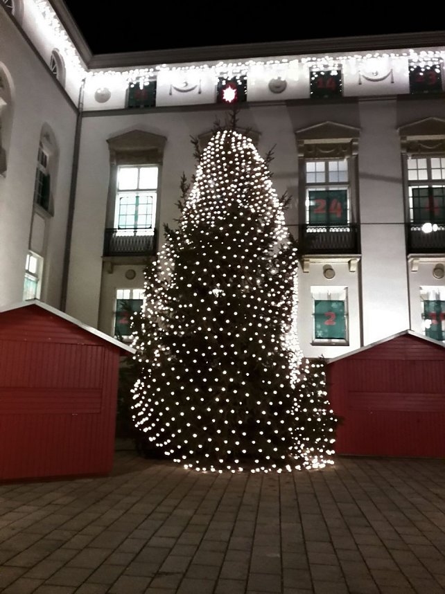 Probelauf auf Weihnachtsmarkt Nordhausen