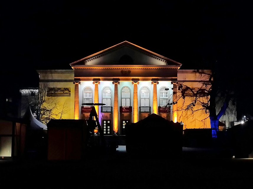 Probelauf auf Weihnachtsmarkt Nordhausen