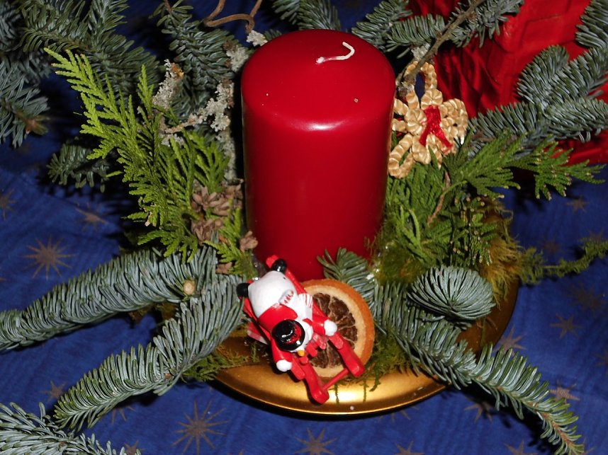 Weihnachtsbasteln mit den "Flinken Nadeln" in Ilfeld