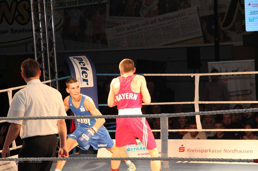 Boxnacht mit einem klaren Sie f&uuml;r den Nordh&auml;user Sportverein