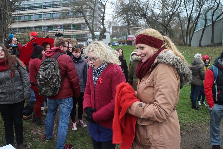 Studenten der Fachhochschule Nordhausen erinnern an Welt-AIDS-Tag