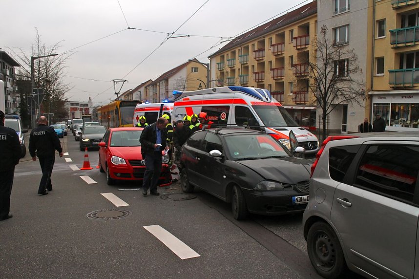 Unfall auf der Rautenstra&szlig;e