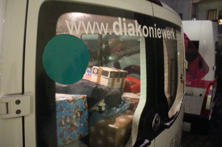 In den Morgenstunden machte sich der Diakonietransport in Richtung Rum&auml;nien auf den Weg