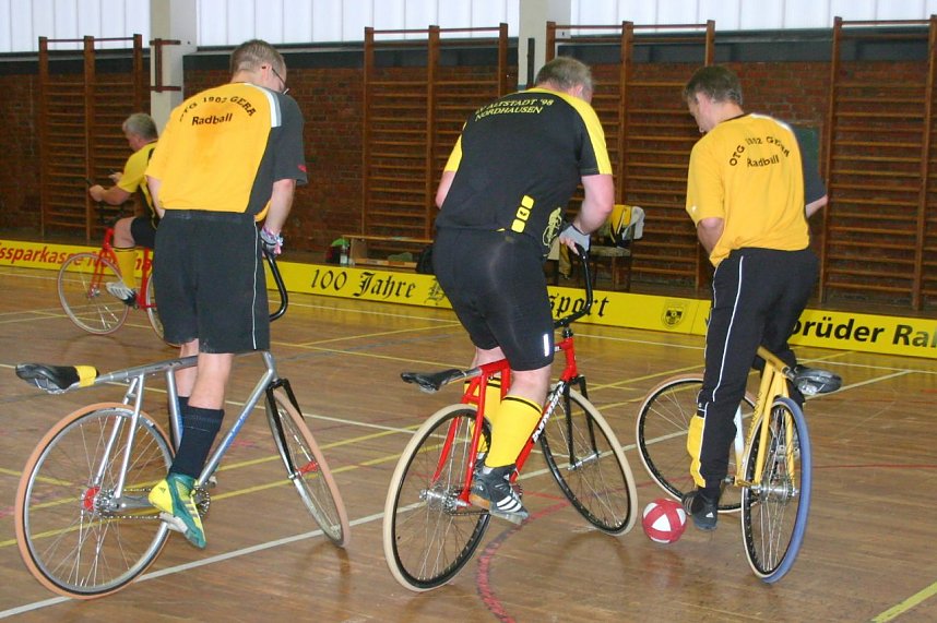 Die Ilfelder Radballer sind nun auch in der Verbandsliga Spitze