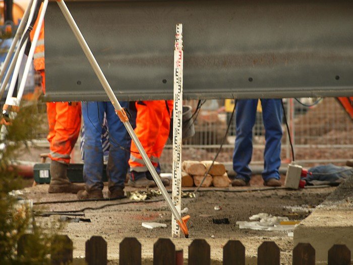 Szenen einer Baustelle