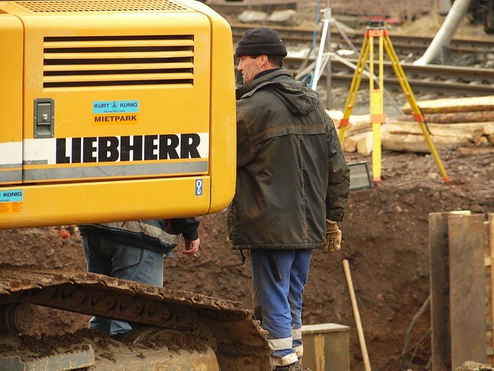 Szenen einer Baustelle