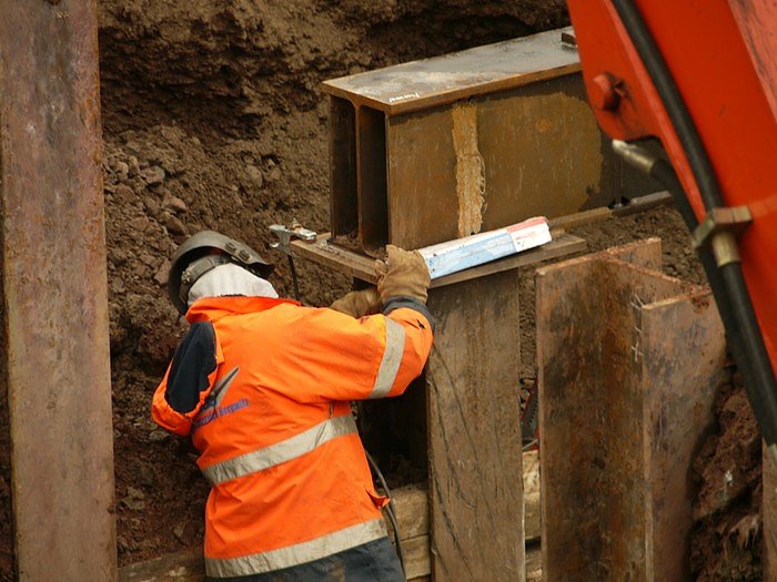 Szenen einer Baustelle