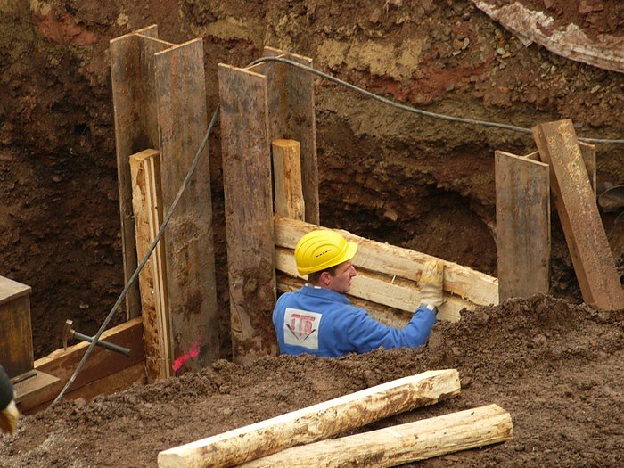 Szenen einer Baustelle