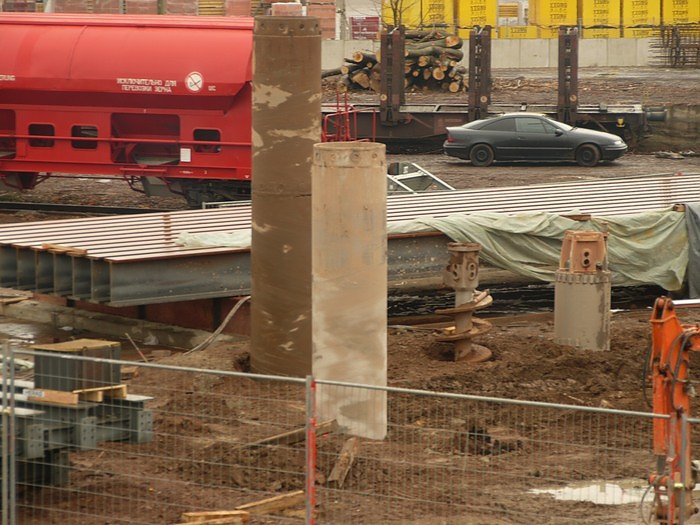 Szenen einer Baustelle