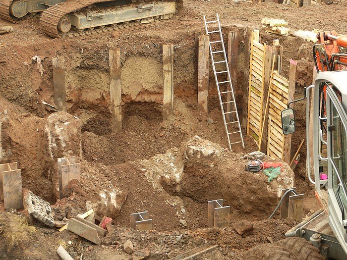 Szenen einer Baustelle