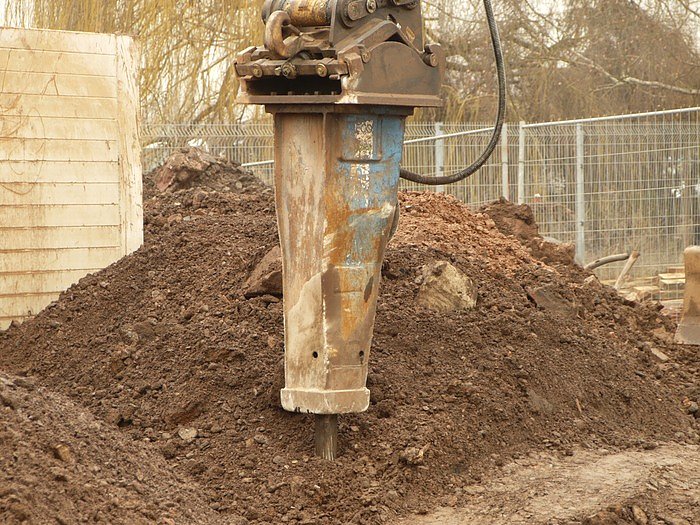 Szenen einer Baustelle