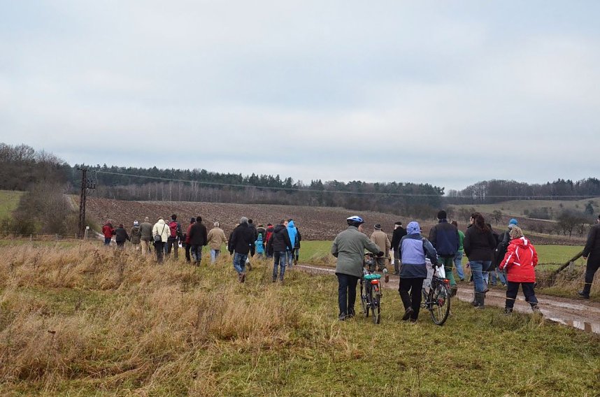 Protest gegen Probebohrungen