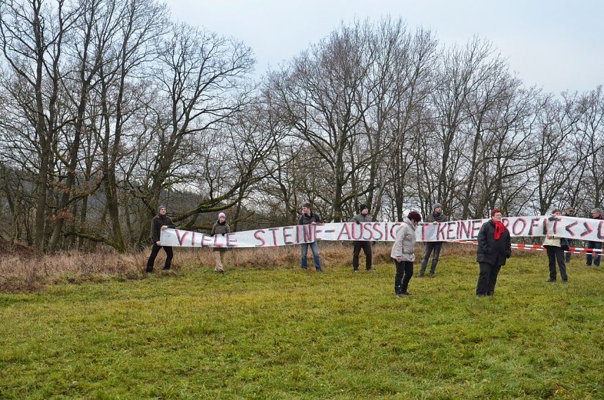 Protest gegen Probebohrungen