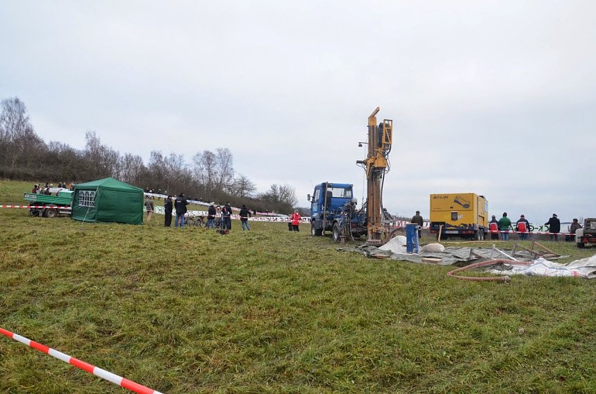 Protest gegen Probebohrungen
