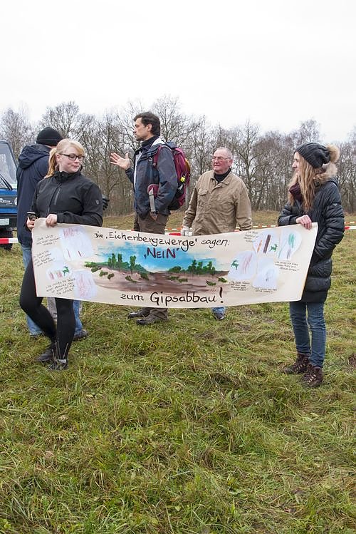 Protest gegen Probebohrungen