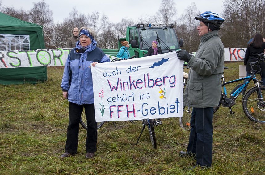 Protest gegen Probebohrungen