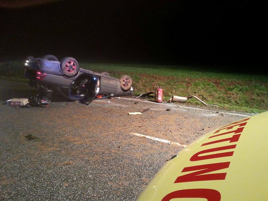 Verkehrsunfall auf der B 243