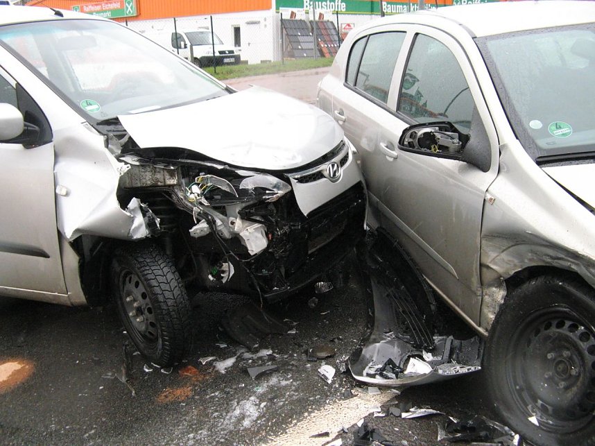 Unfall in der L&ouml;wentorstra&szlig;e