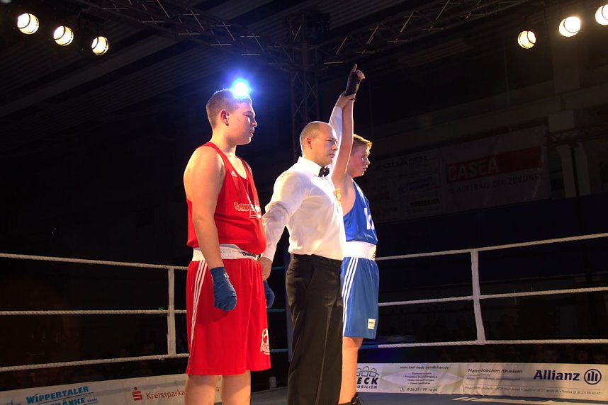 Boxnacht in der Ballspielhalle in Nordhausen