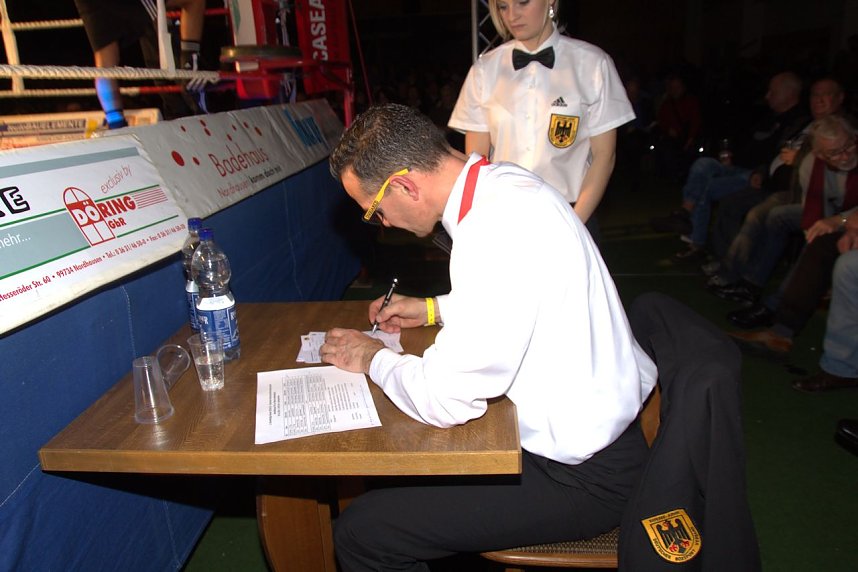 Boxnacht in der Ballspielhalle in Nordhausen