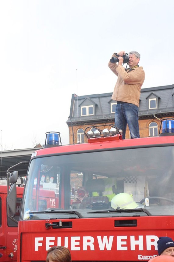 Das Friedenslicht aus Bethlehem ging heute auch in Nordhausen von Hand zu Hand