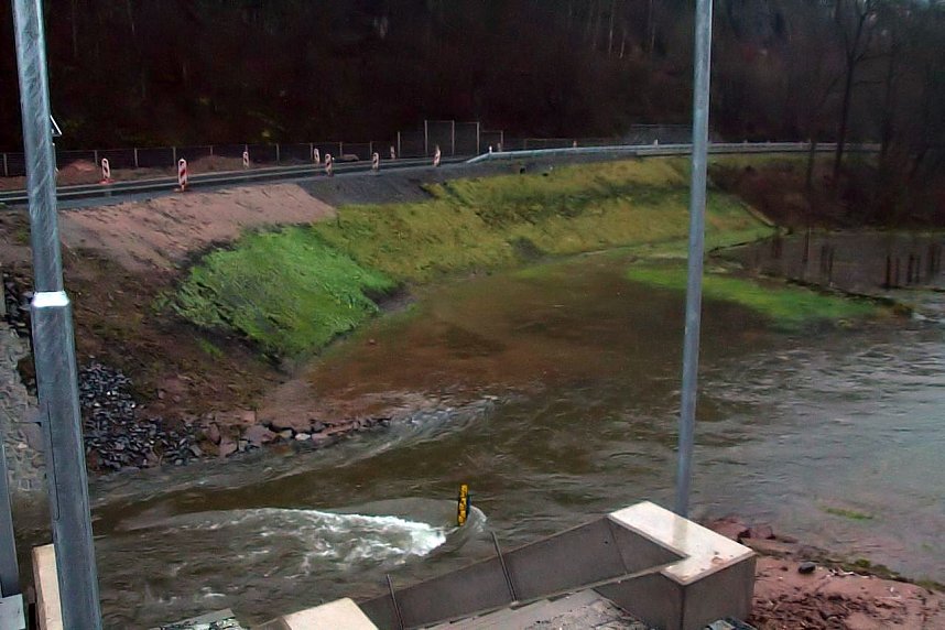 Derzeit 145 Zentimeter Bere-Pegel