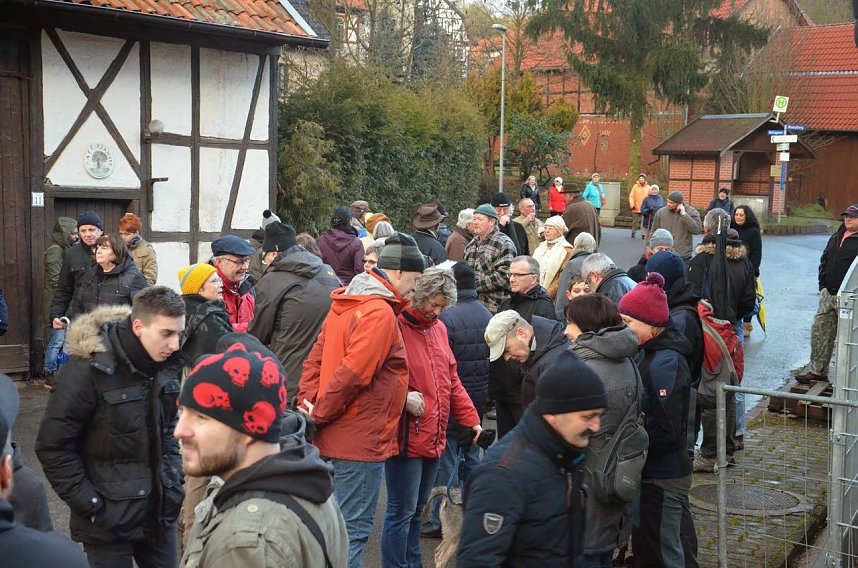 Protest gegen Probebohrungen