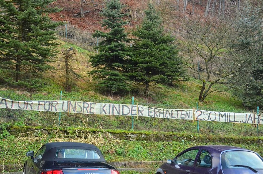 Protest gegen Probebohrungen