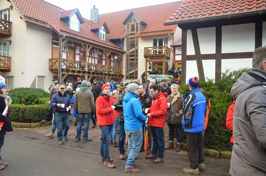 Protest gegen Probebohrungen