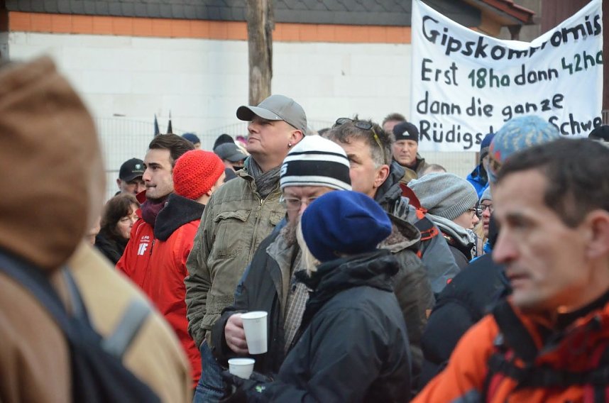 Protest gegen Probebohrungen