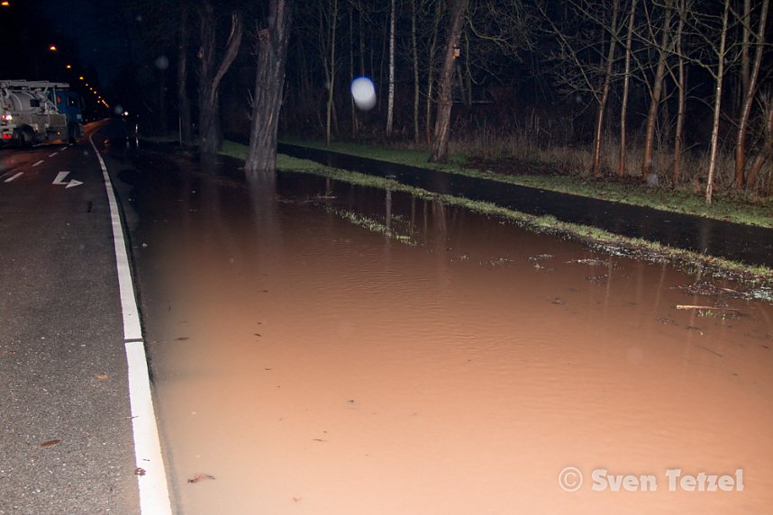 Parkallee &uuml;berflutet