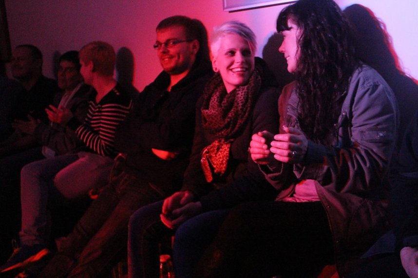 Das Dresdner Duo "Hands on Strings" er&ouml;ffnete heute die Nordh&auml;user Jazzsaison 2015