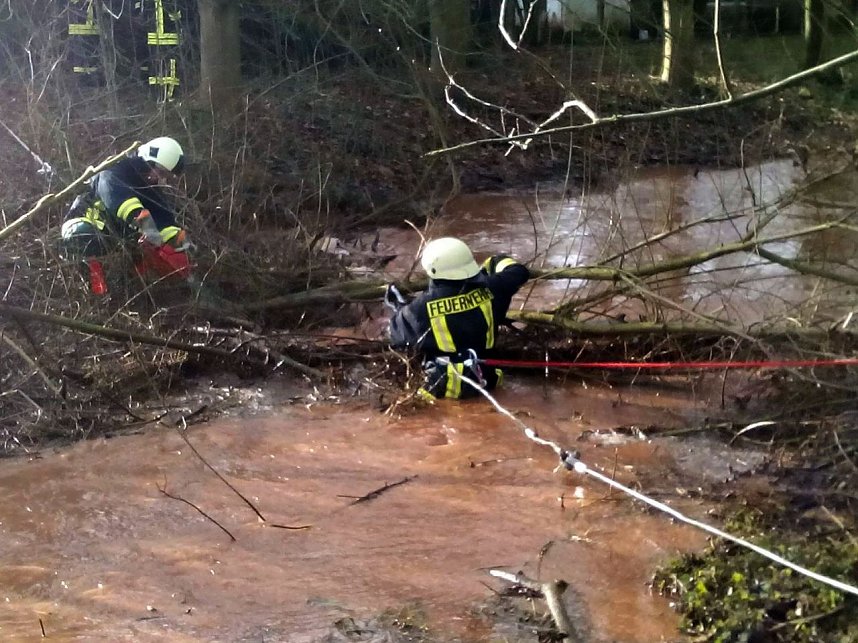 Einsatz bei P&uuml;tzlingen