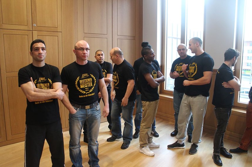 Die Boxer des Nordh&auml;user Sportvereins wurden heute im B&uuml;rgerhaus geehrt