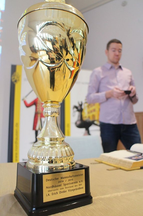 Die Boxer des Nordh&auml;user Sportvereins wurden heute im B&uuml;rgerhaus geehrt