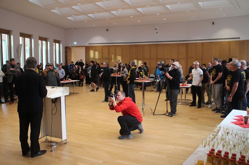 Die Boxer des Nordh&auml;user Sportvereins wurden heute im B&uuml;rgerhaus geehrt