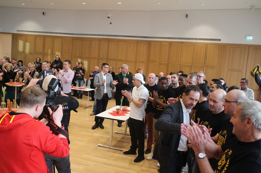 Die Boxer des Nordh&auml;user Sportvereins wurden heute im B&uuml;rgerhaus geehrt