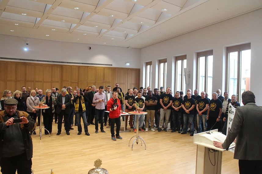 Die Boxer des Nordh&auml;user Sportvereins wurden heute im B&uuml;rgerhaus geehrt