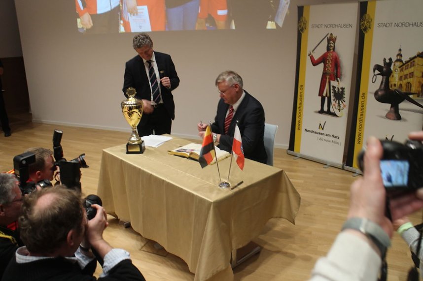 Die Boxer des Nordh&auml;user Sportvereins wurden heute im B&uuml;rgerhaus geehrt