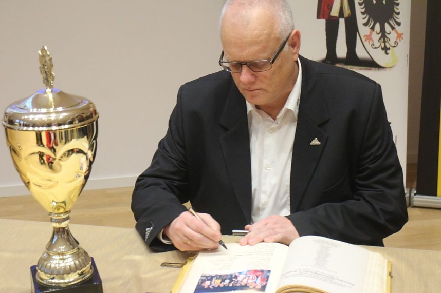 Die Boxer des Nordh&auml;user Sportvereins wurden heute im B&uuml;rgerhaus geehrt