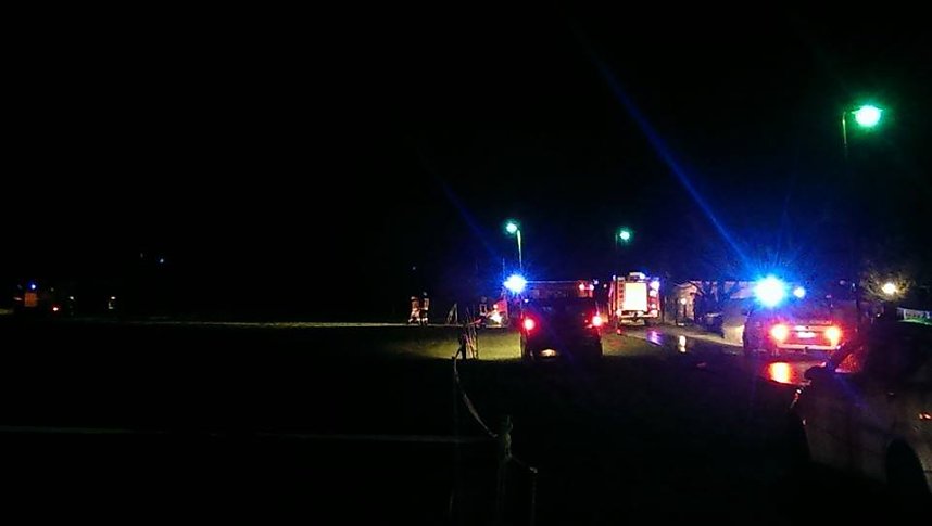 Geh&ouml;ft brennt in Hainrode