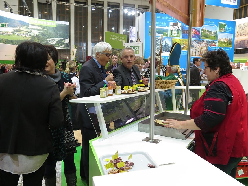 Empfang in der Th&uuml;ringen-Halle