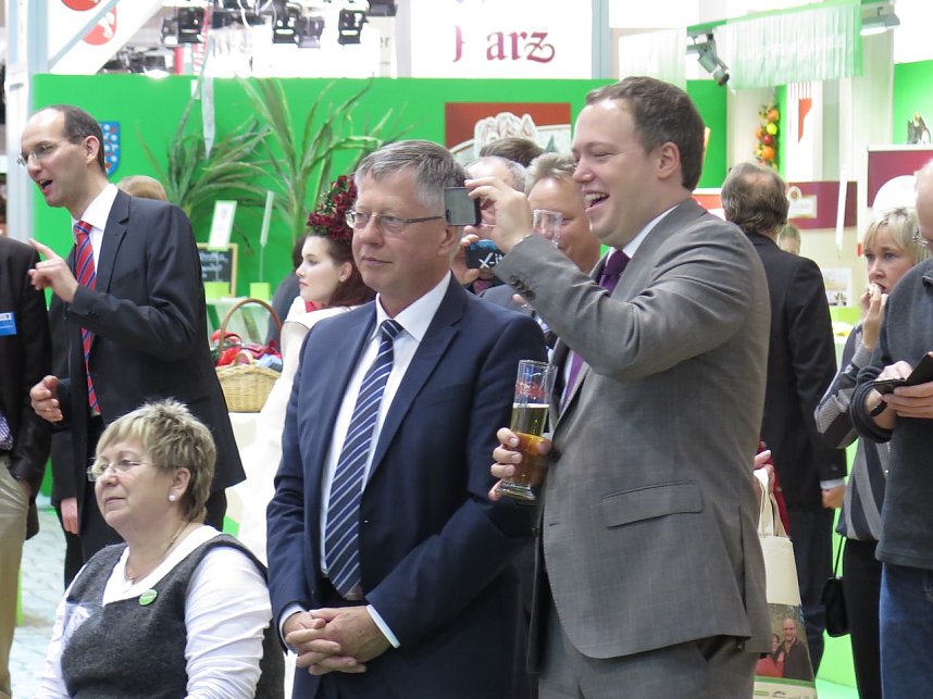 Empfang in der Th&uuml;ringen-Halle