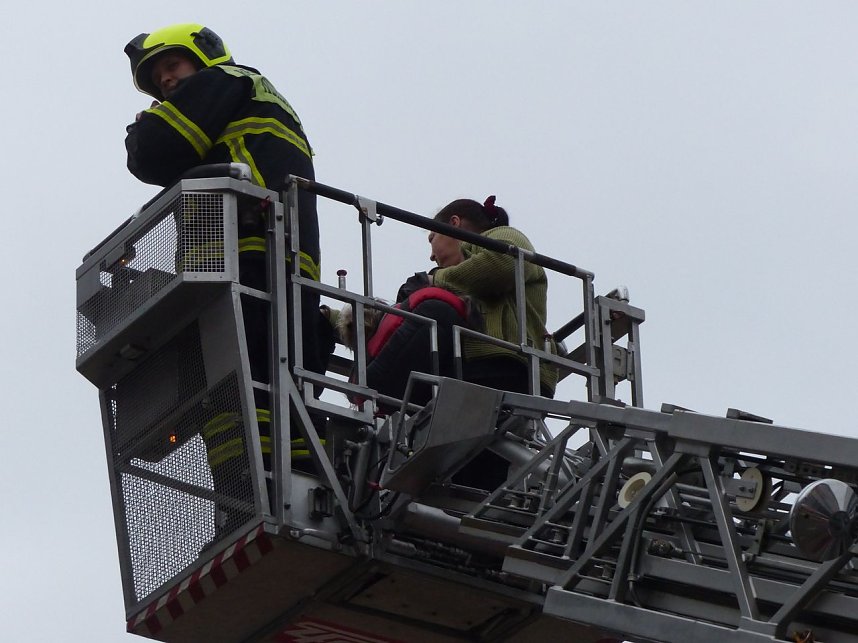 Kellerbrand in der Halleschen Stra&szlig;e